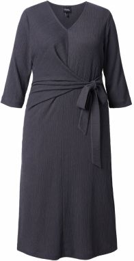 Ulla Popken Šaty  antracitová