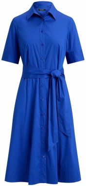 Lauren Ralph Lauren Košeľové šaty 'FINNBARR'  kobaltovomodrá