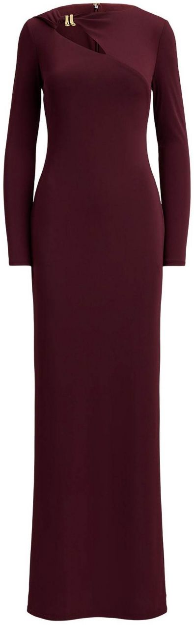 Lauren Ralph Lauren Večerné šaty  burgundská