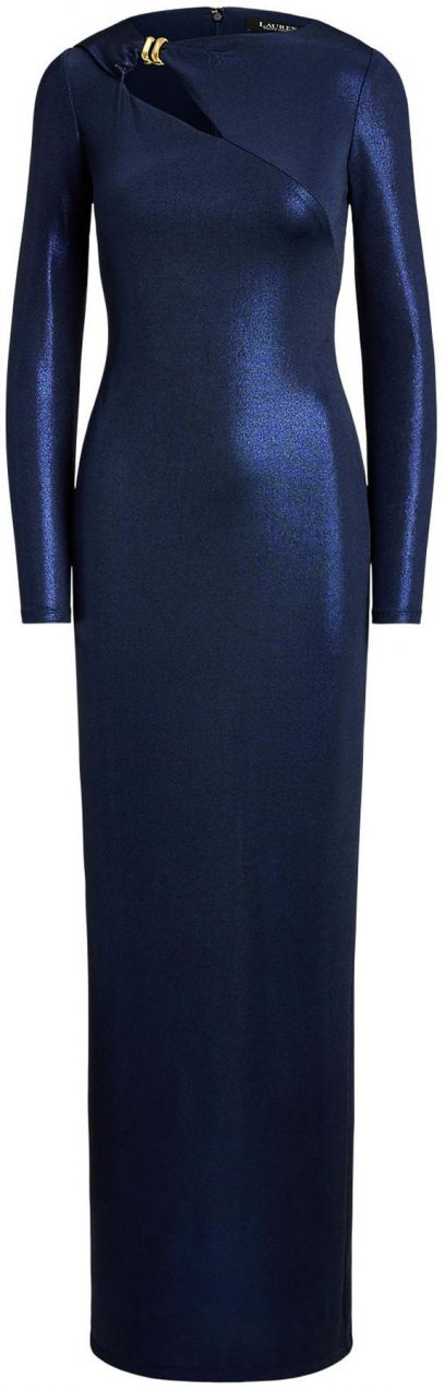 Lauren Ralph Lauren Večerné šaty  námornícka modrá