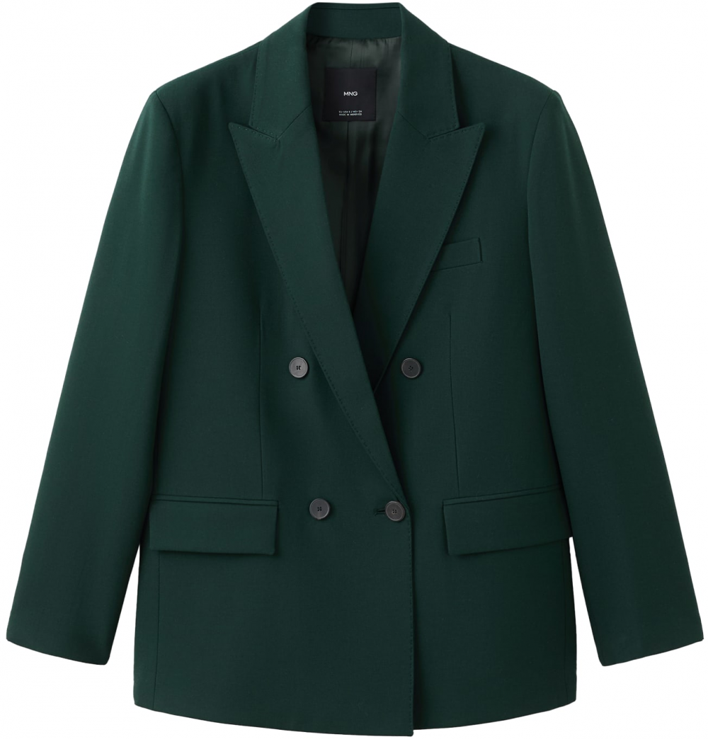 MANGO Blejzer 'IRESE'  tmavozelená