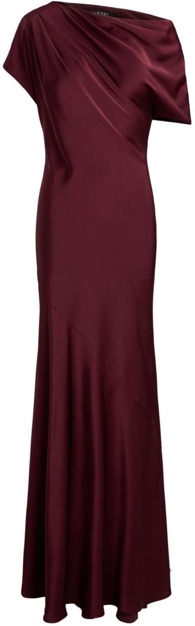 Lauren Ralph Lauren Večerné šaty  bordová