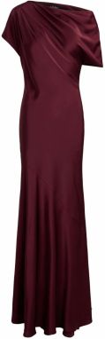 Lauren Ralph Lauren Večerné šaty  bordová