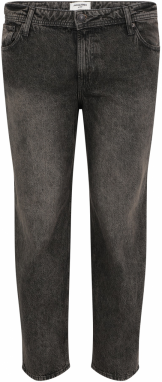 Jack & Jones Plus Džínsy 'JJICHRIS JJIORIGINAL'  čierny denim