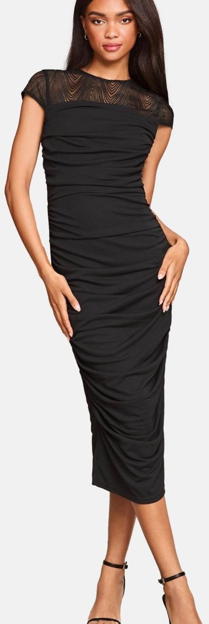 Lipsy Šaty  čierna