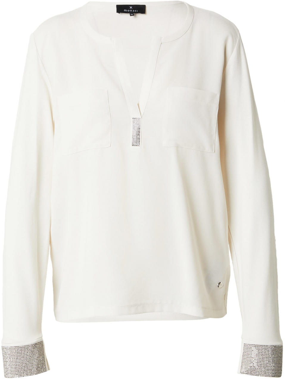 monari Blúzka  nebielená / strieborná