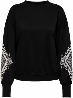 ONLY Mikina 'ONLBroke'  čierna / biela