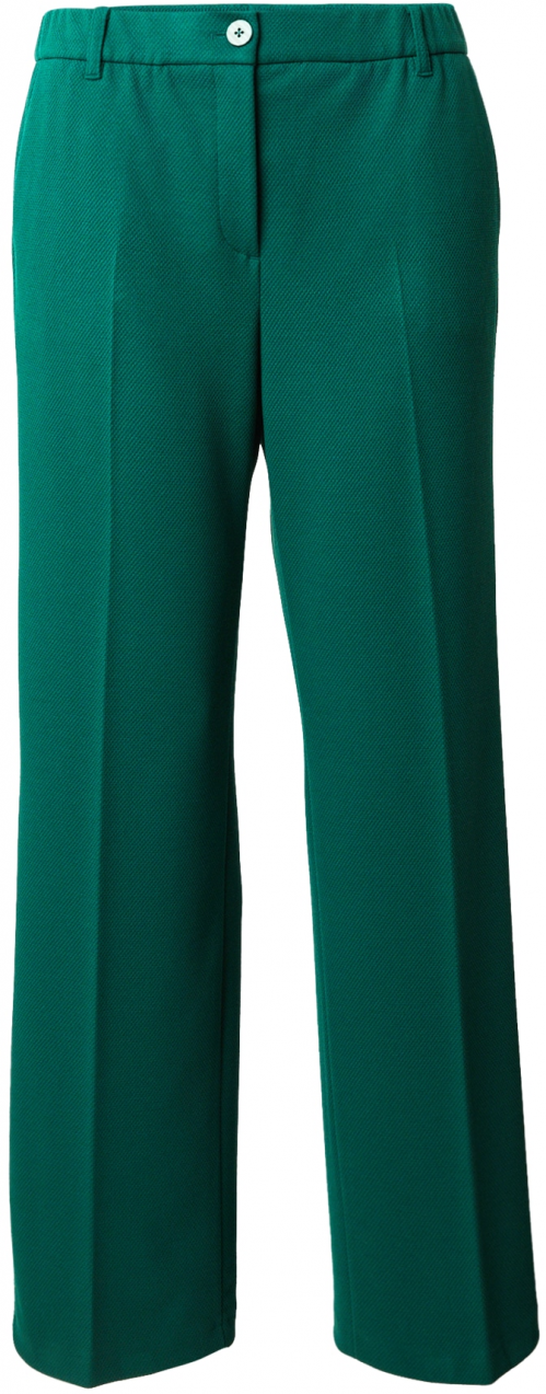 SAMOON Nohavice s pukmi  zelená