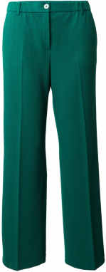 SAMOON Nohavice s pukmi  zelená