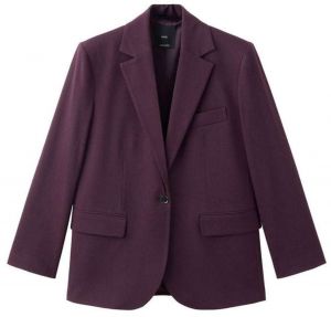 MANGO Blejzer 'Gabi'  vínovo červená