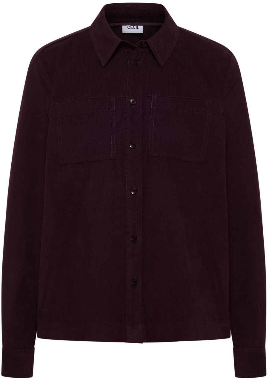 CECIL Blúzka  baklažánová