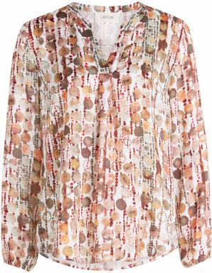 Cartoon Blúzka  nebielená / piesková / hnedá / tmavočervená