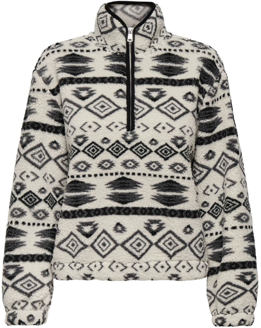 ONLY Sveter 'ONLNEW DALLAS'  krémová / čierna