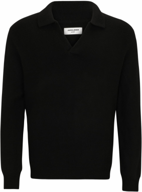 Jack & Jones Plus Sveter 'JJSOHO'  čierna