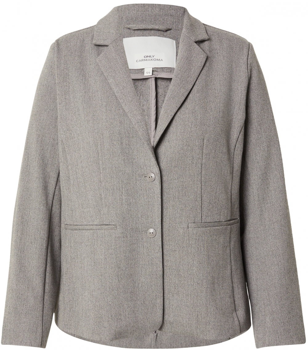 ONLY Carmakoma Blejzer 'CARGoldtrash-Elise'  sivá melírovaná