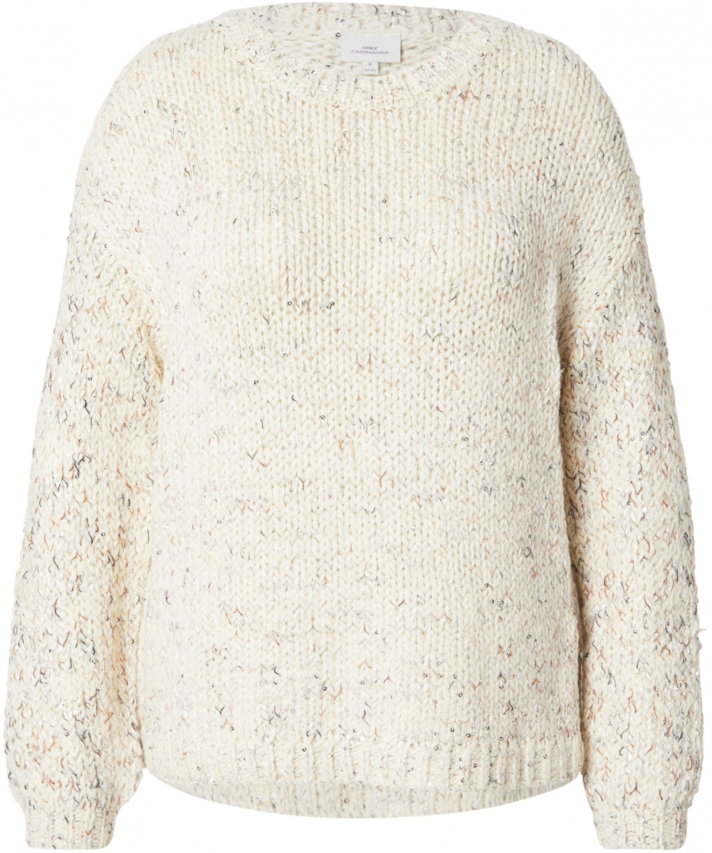 ONLY Carmakoma Sveter 'CARWinter'  krémová