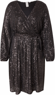 ONLY Carmakoma Kokteilové šaty 'CARAna'  antracitová