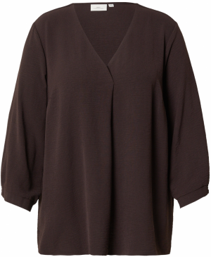 ONLY Carmakoma Blúzka 'CARMETTA'  tmavohnedá