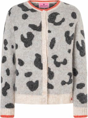 LIEBLINGSSTÜCK Kardigán  béžová / sivá / červená / čierna