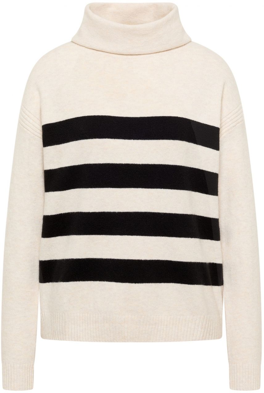 CECIL Sveter  sivobéžová / čierna