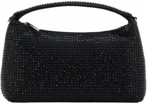 MANGO Listová kabelka 'Aina'  čierna