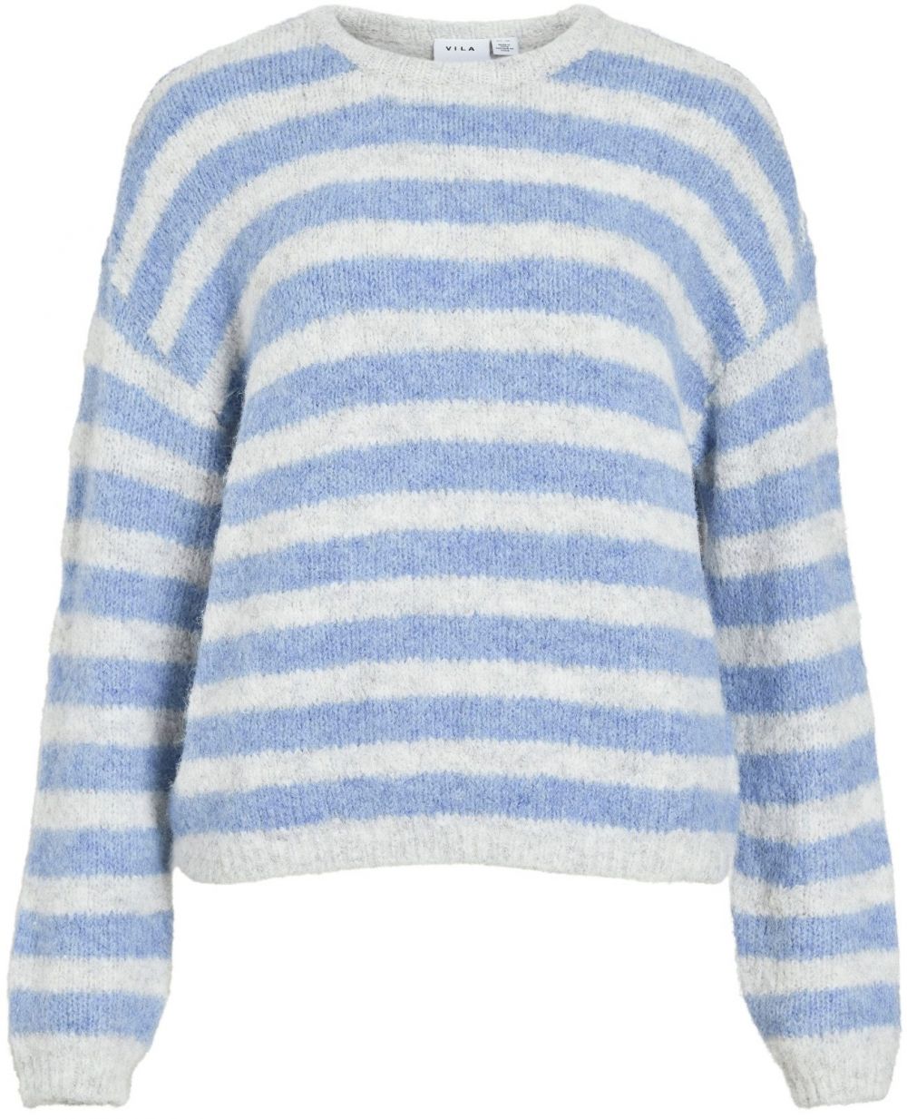 VILA Sveter 'VIMarley'  modrá / svetlosivá