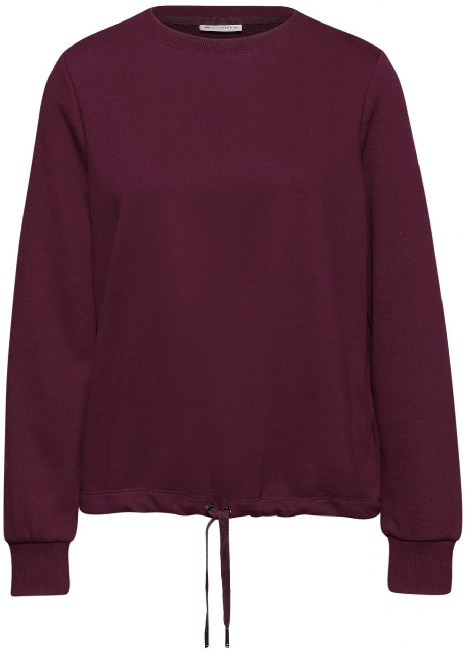 STREET ONE Mikina  baklažánová