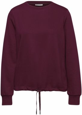 STREET ONE Mikina  baklažánová