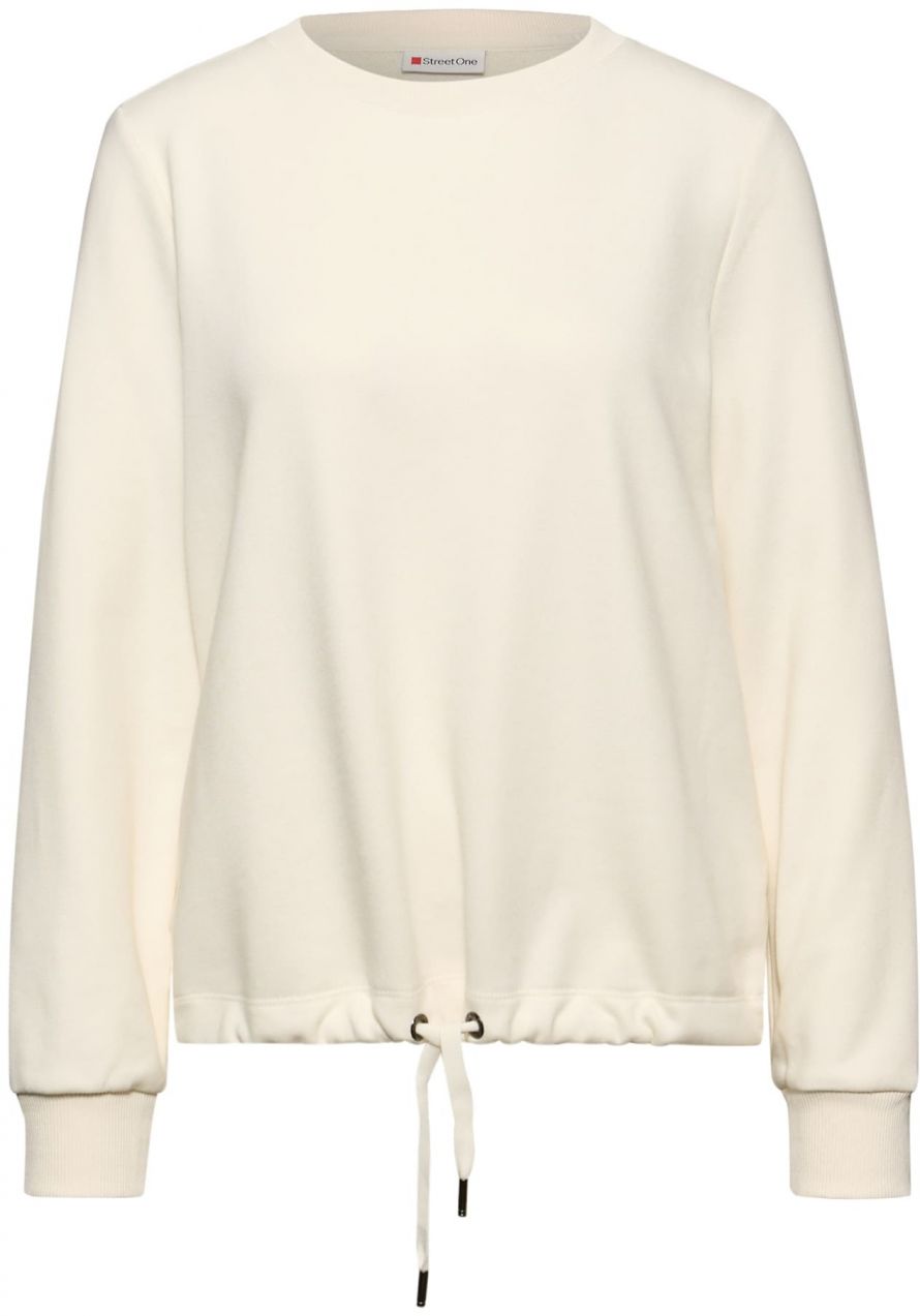 STREET ONE Mikina  krémová