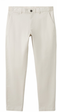 MANGO MAN Chino nohavice 'PRATO'  nebielená