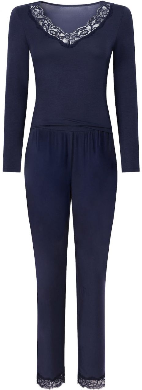 Hunkemöller Pyžamo  námornícka modrá