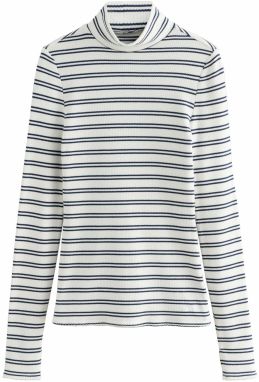 Next Sveter  krémová / námornícka modrá