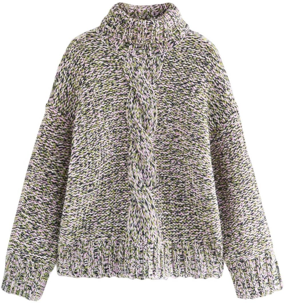 Next Sveter  námornícka modrá / zelená / svetloružová