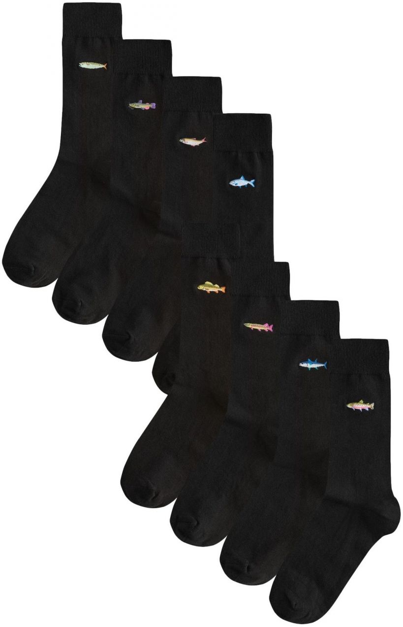 Next Ponožky  zmiešané farby / čierna