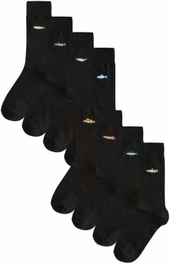 Next Ponožky  zmiešané farby / čierna