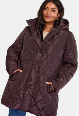 Friends Like These Zimný kabát  farba lesného ovocia