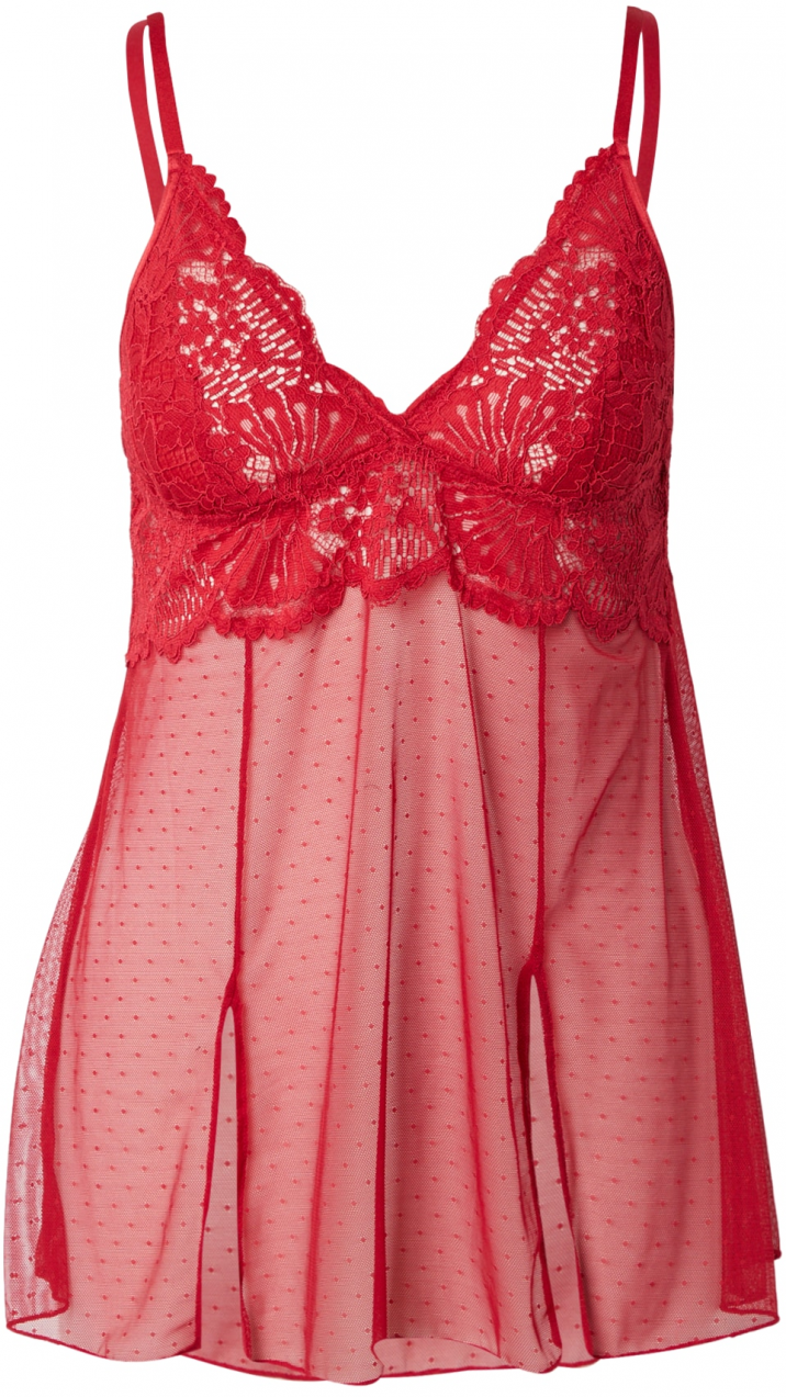 Hunkemöller Negližé 'Whitney'  ohnivo červená
