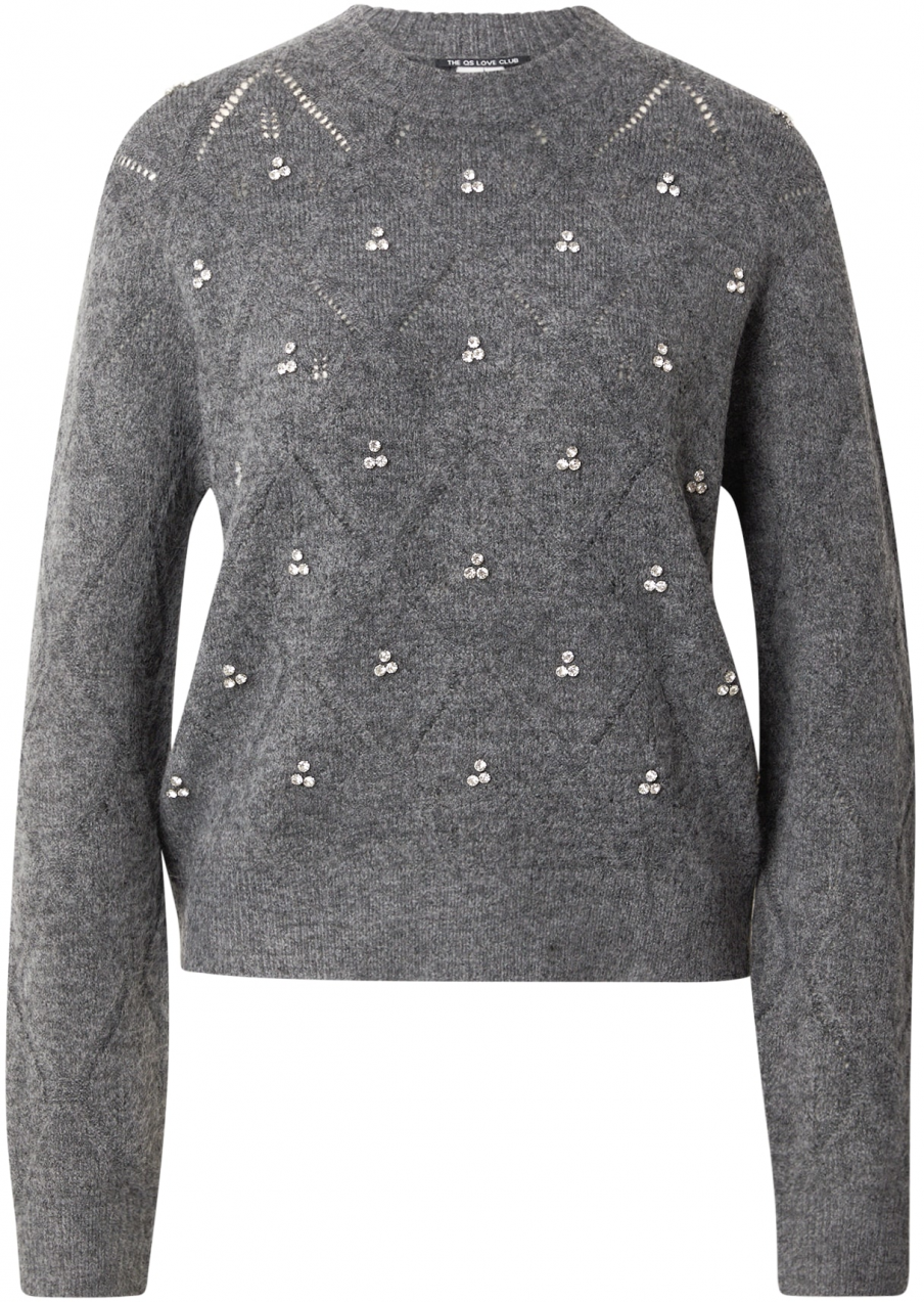 QS Sveter  sivá melírovaná