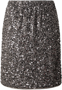 COMMA Sukňa  antracitová