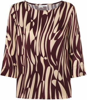 TATUUM Blúzka  béžová / bordová