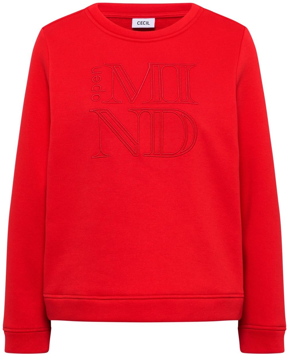 CECIL Mikina  tmavooranžová