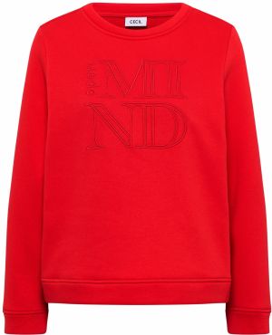 CECIL Mikina  tmavooranžová