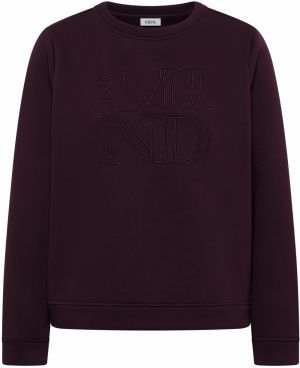 CECIL Mikina  bordová