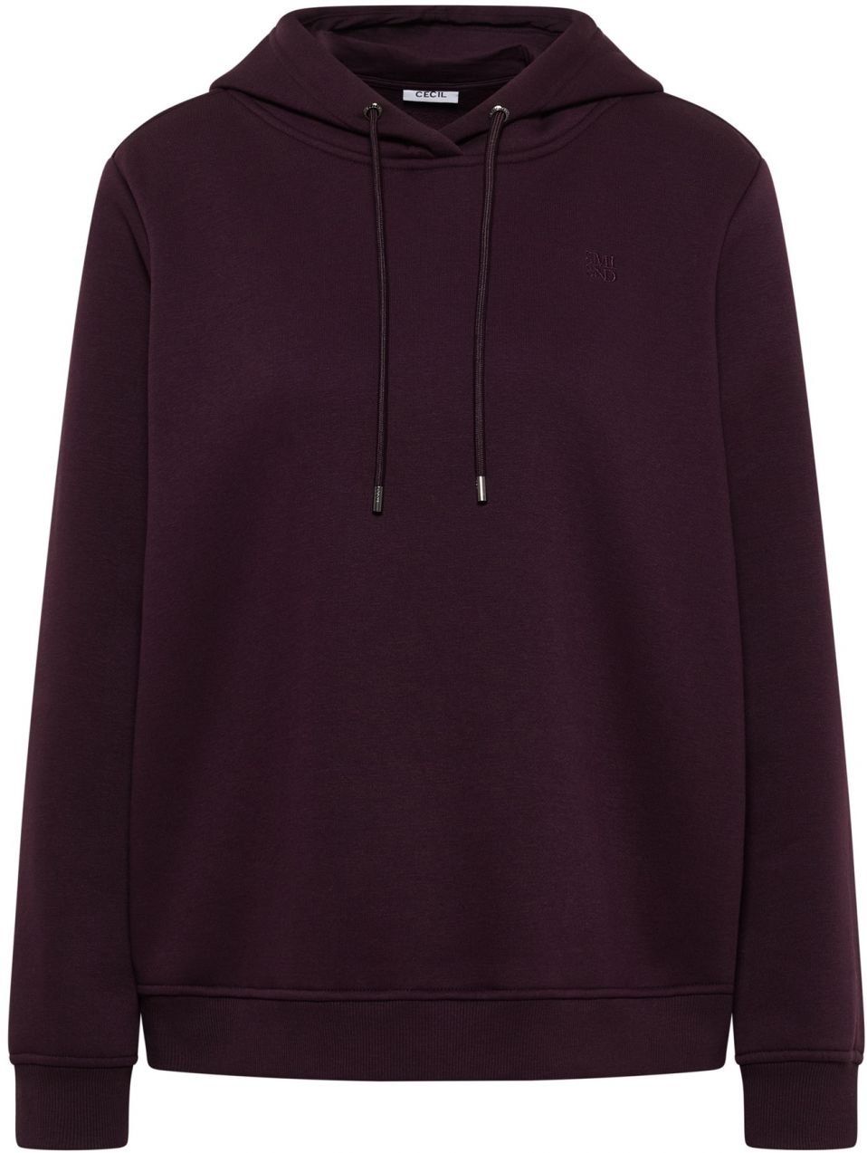 CECIL Mikina  baklažánová