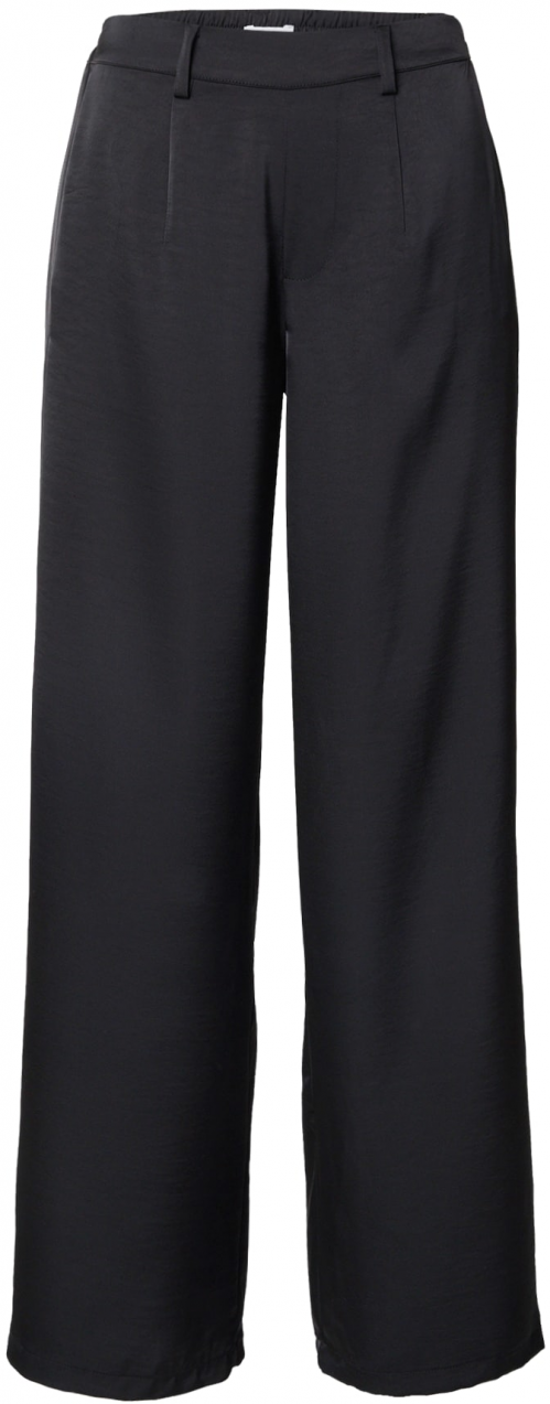 OBJECT Plisované nohavice 'OBJCHILLI'  čierna