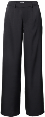 OBJECT Plisované nohavice 'OBJCHILLI'  čierna