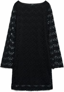 VERO MODA Kokteilové šaty 'VMCAROLINE'  čierna