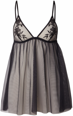 Hunkemöller Negližé 'Hilton'  čierna