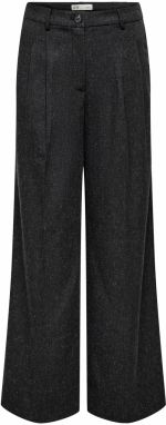 JDY Petite Plisované nohavice 'JDYRILEY'  tmavosivá