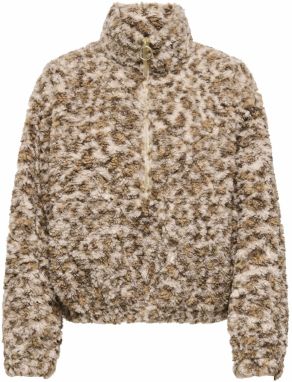 Only Petite Tepláková bunda 'ONLXENA'  krémová / pueblo / čierna